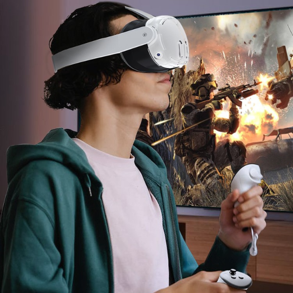メタクエスト3透明保護カバー